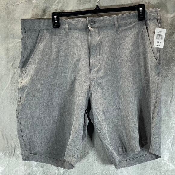 MOUNTAIN AND ISLES Men's Charcoal All Day Hybrid Performance Stretch Shorts SZ40 - Picture 1 of 9